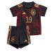 Tyskland Leroy Sane #19 Bortadräkt Barn VM 2022 Kortärmad (+ Korta byxor)